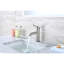 Luxier Single Hole Bathroom Faucet with Drain Assembly-18851899