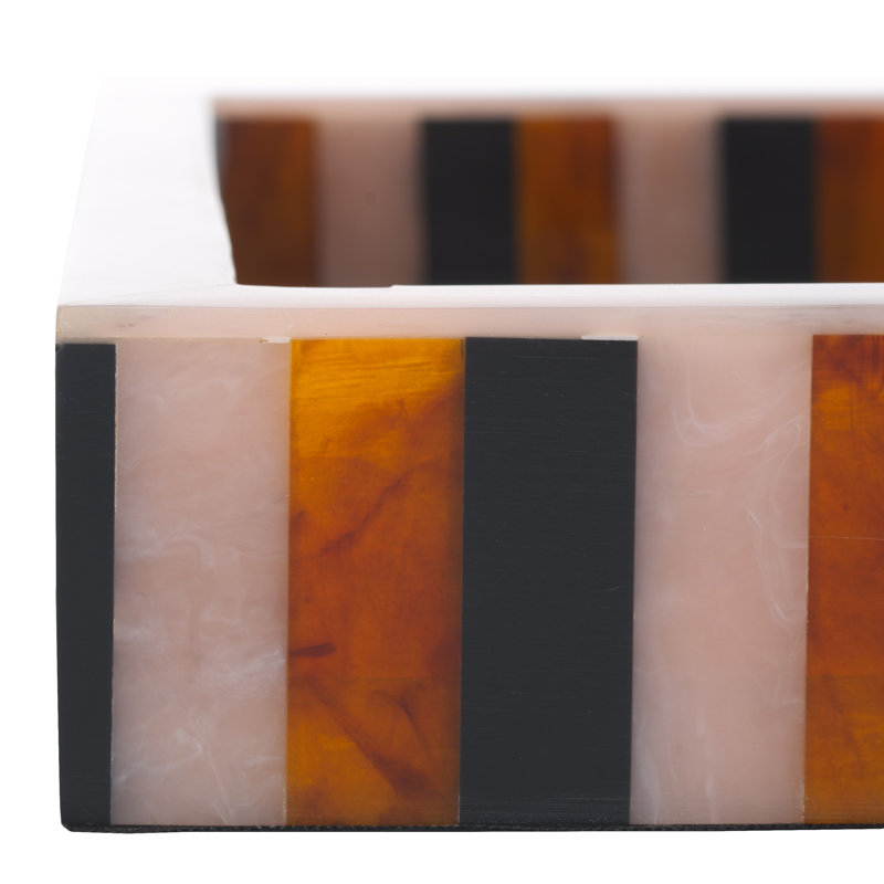 Ina Resin/Mdf Rectangle Tray