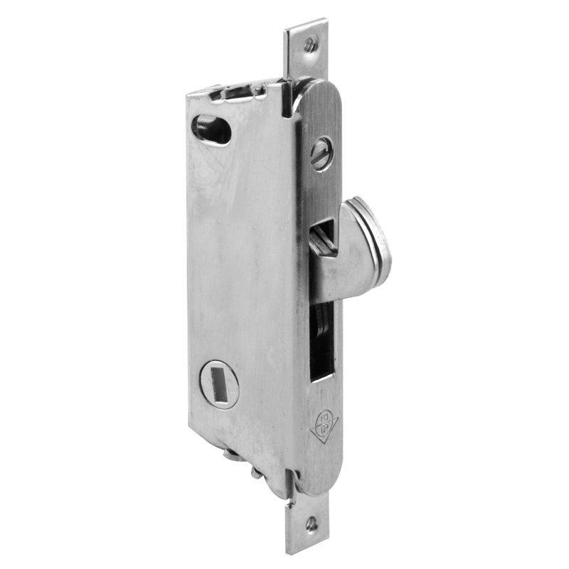 Mortise Lock, 3-11/16 in. Mounting Hole, Stainless Steel, Vertical Key (Single Pack), 7.44" H x 3.81" W x 0.63" D