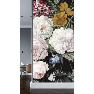 Panneau mural baroque botanique I de Jormundagand L 8 pi x l 45 po