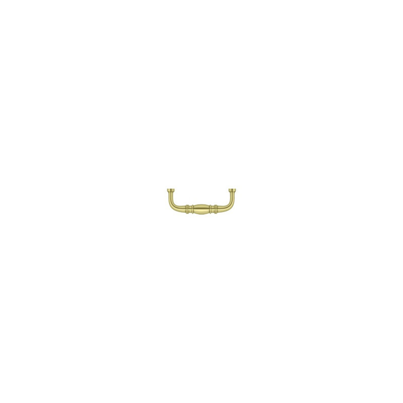 Colonial Bar / Handle Pull, Polished Brass