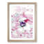 A Butterfly Upon A Flower In Abstract - Single Picture Frame Painting-55457343-55457349