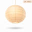 Irregular Paper Sphere Pendant Shade-18563007