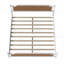 Structure de lit plateforme en rotin avec tête et pied de lit naturel-1597483974-1597483960