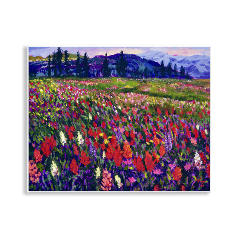 Plaque murale Roadside Rhyth Meadow, design par Lee Ann Zirbes