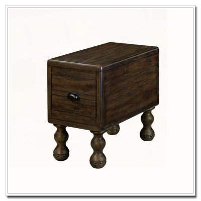 Table d'appoint rectangulaire étroite avec tiroir 23,6 pouces