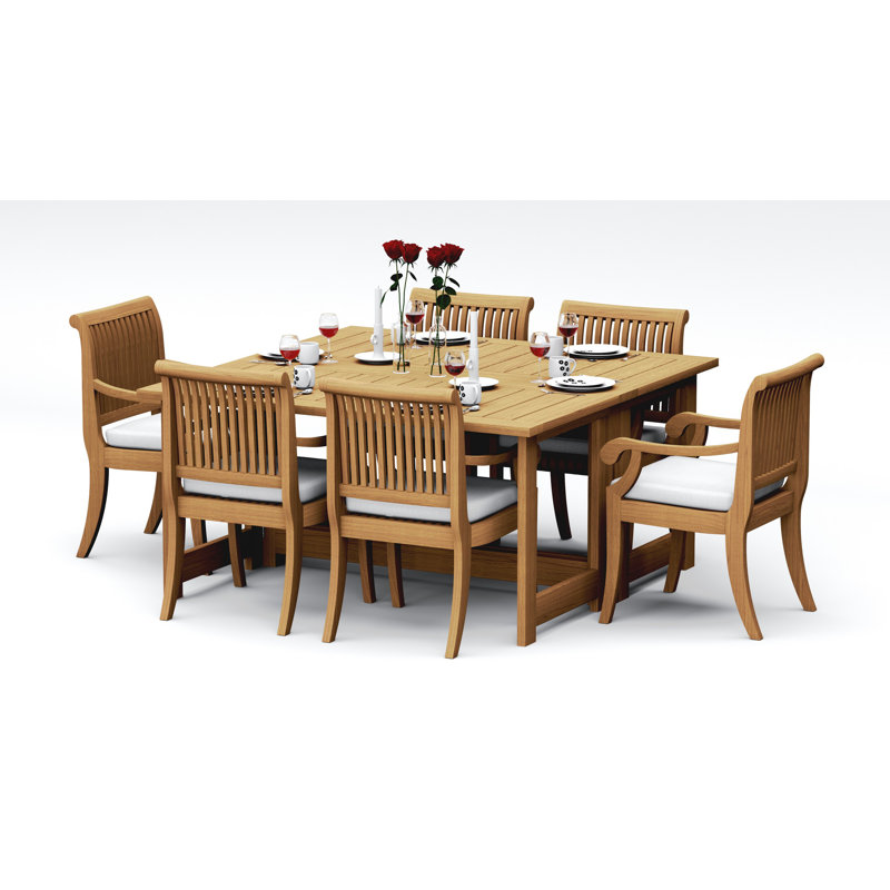 Giva Outdoor - Piece Teak Dining Set, 6