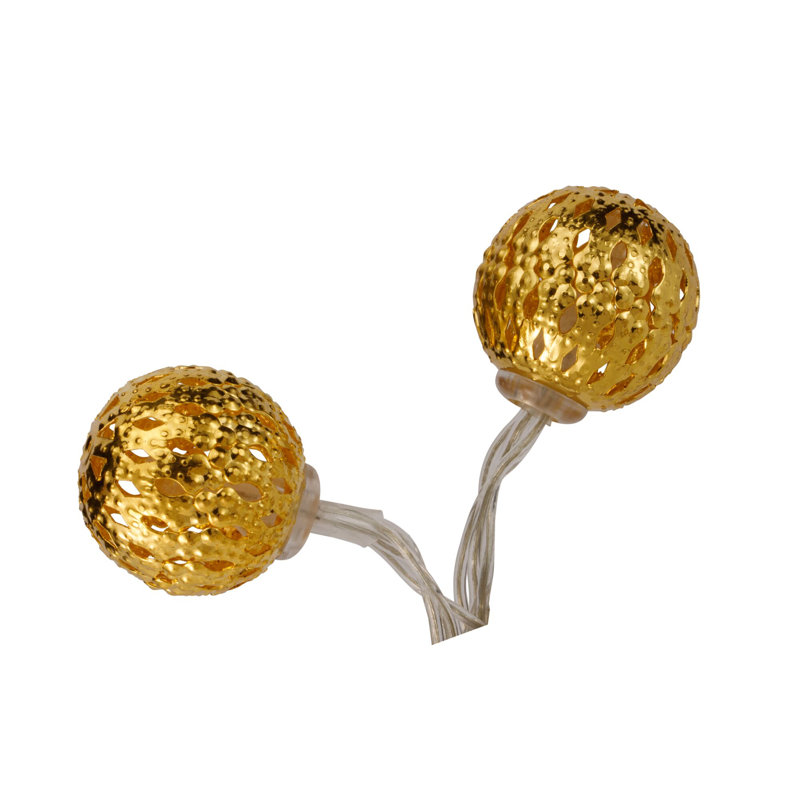Aafiyah 23.5M LED Solar Powered 10 - Bulb Rope String Light (Connects End to End)