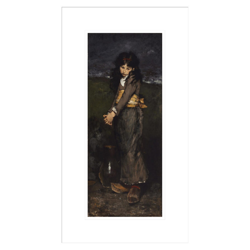 «Broken Jug» par William Merritt Chase, impression giclée sur cadre, H 21,75 po x l 12,24 po