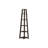 5 Tier Corner Bookcase In Brown Laminate, For Bedroom & Office Splendor Aura
