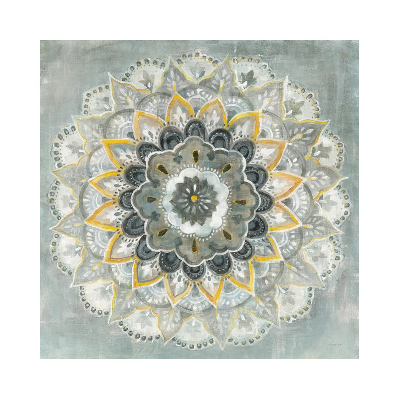 Sunburst 1 Piece Wrapped Canvas Painting, 93.98 cm H x 93.98 cm W