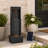 37.99" Athena Outdoor Solar Powered Water Fountain