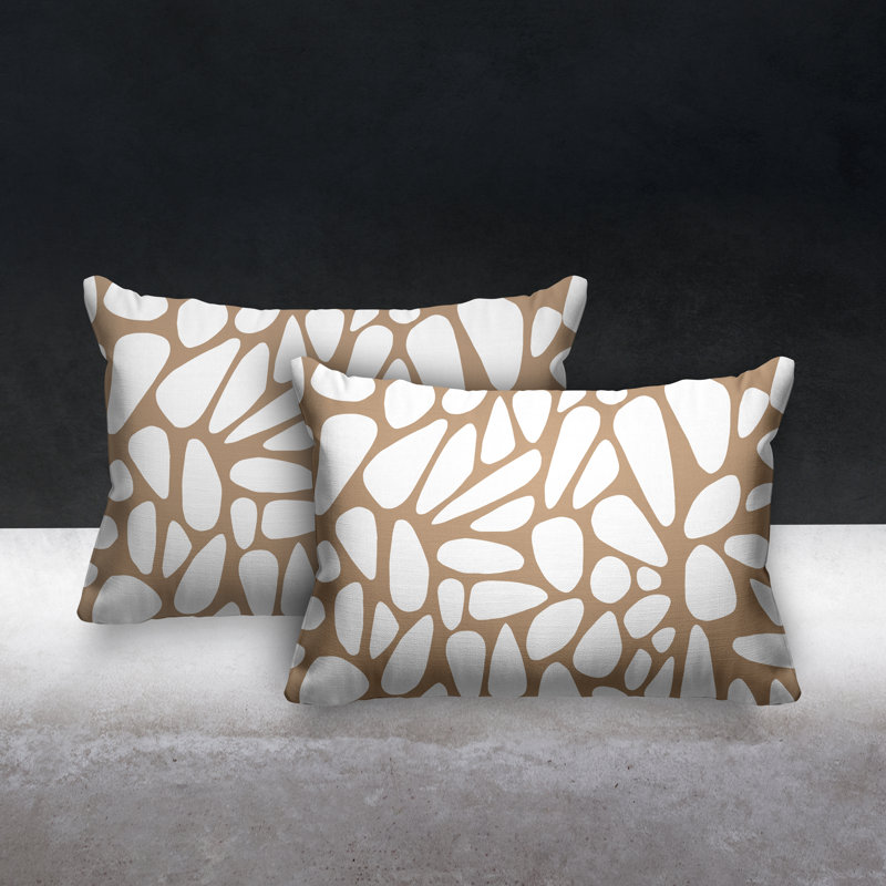Coussin lombaire intérieur / extérieur Stone, Beige