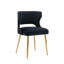 Fauteuil à oreilles en velours khanya-449638258