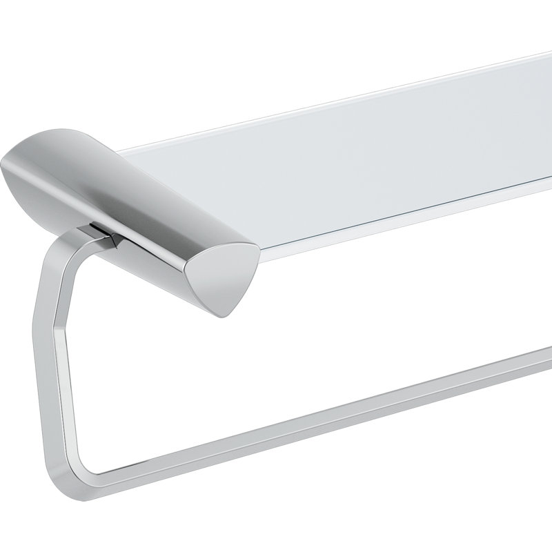 Porte-serviettes mural Zura, Chrome