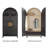American-style Simple Black Wardrobe
