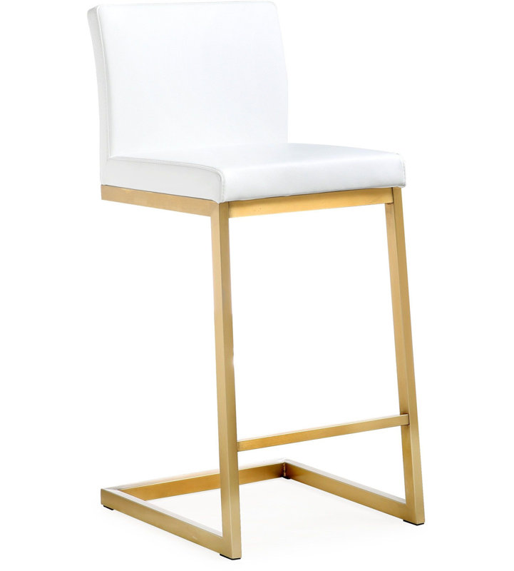Tabouret de comptoir 26 po Howells, Blanc