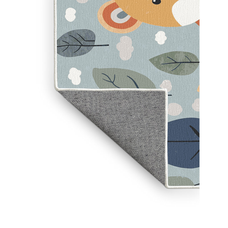 Tapis pour enfants mignons lavables Dakota Fields, Rectangulaire 2 pi x 3 pi