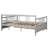 Daybed With Two Drawers In Solid Wood - Gray For A Cozy Bedroom Full Size Drawers, Enhancing Room Functionality