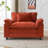 49.5'' W Oversized Premium Chenille Armchair And A Half With Accent Pillow & Removable Cushions-823925336