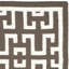 Tapis à motif géométrique en soie / laine / coton Amelah-291940794