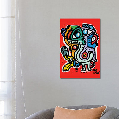 Red Monsters Of December by Emmanuel Signorino - Wrapped Canvas Gallery-Wrapped Canvas Giclée