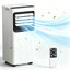 Climatiseurs portatifs 8 000 BTU 3-en-1 Froid / Ventilateur / Déshumidificateur, 450 pieds carrés Couverture en pi, télécommande + DEL, sommeil et minuterie 24H pour le lit / le salon-114821933
