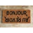 Coir “Bonjour/Au Revoir” Rectangle Doormat