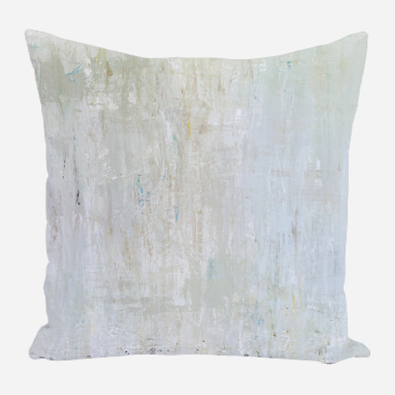  Housse et insert de coussin carré en lin par John Beard, 11 po x 11 po