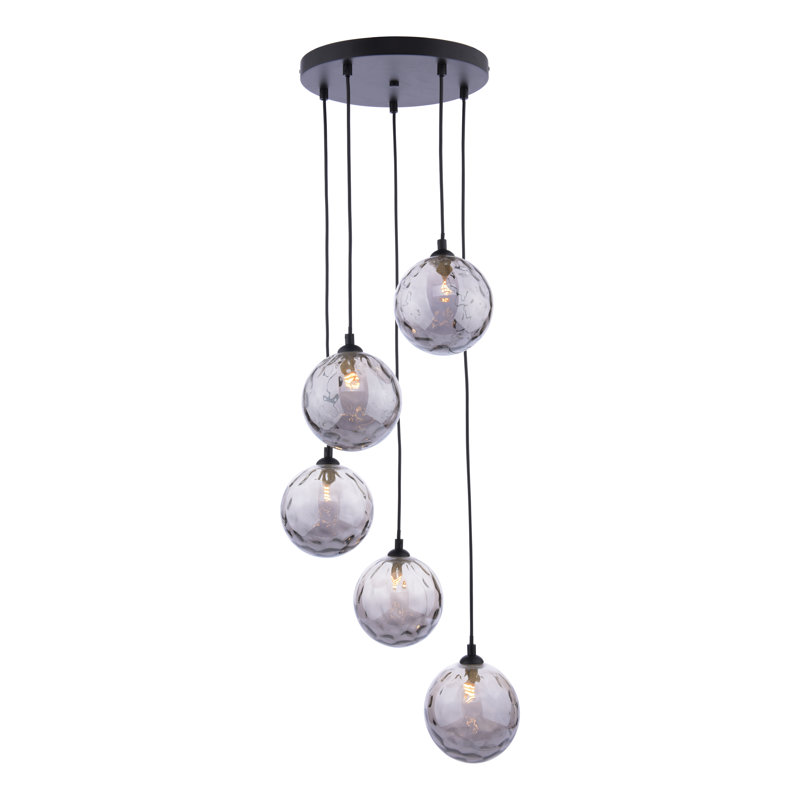 5 - Light Pendant, 330cm H x 35cm W x 35cm D, Smoked