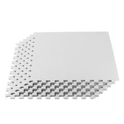 Carreau de sol en mousse polyvalente 3/8 po d'épaisseur 24 pieds carrés (6 carreaux)