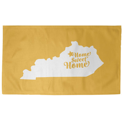 Tapis de zone jaune frankfort the home