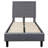 Aluino Panel Button Tufted Upholstered Platform Bed Frame - No Box Spring Required-671736504-671736509