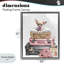 Cadre flottant Trendy Pup Travel, design par Kim Allen-997638759-997638757