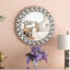 Miroirs ronds 18 po pour décoration murale, miroirs décoratifs en cristal