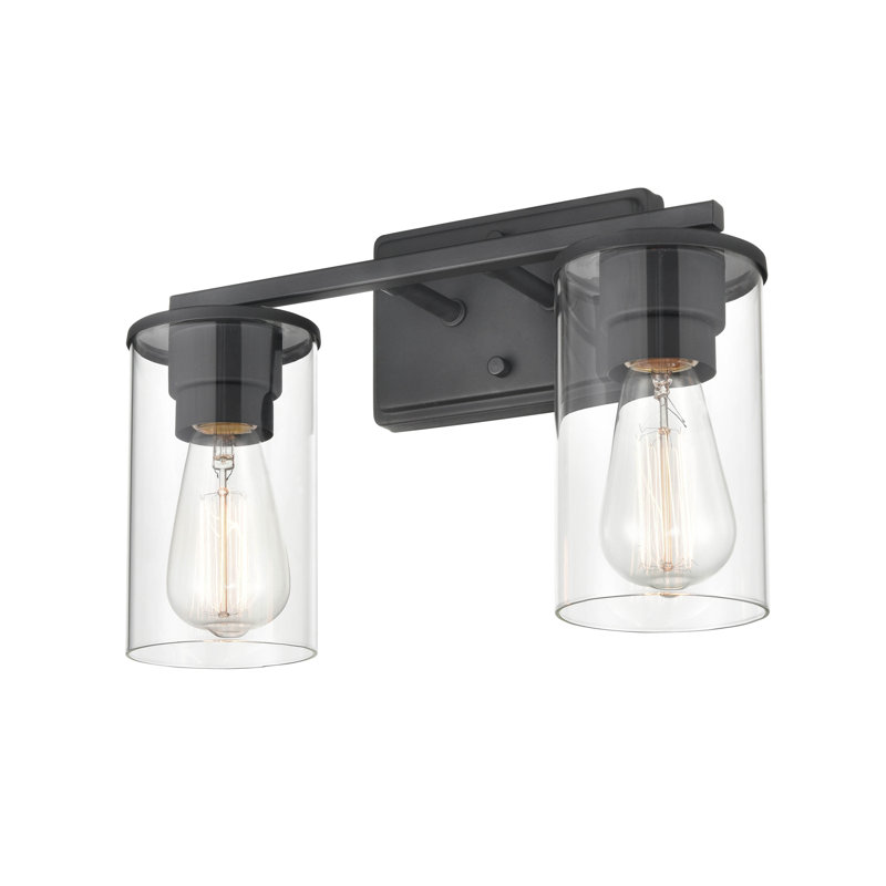 Aibhilin 2 - Light Dimmable Vanity Light, Matte Black