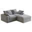 Canapé modulaire modulaire, 3 sièges, canapé modulaire compressé de style minimaliste moderne, canapé-lit pour le salon, canapé confortable avec canapé et repose-pieds-2070450758-2070450755