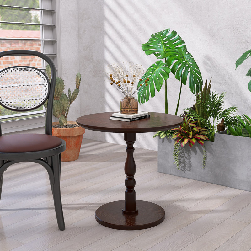 Table d'appoint ronde, Noyer brun