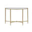 Ensemble de table de salon en marbre 3 pièces avec console, table basse et table de bout