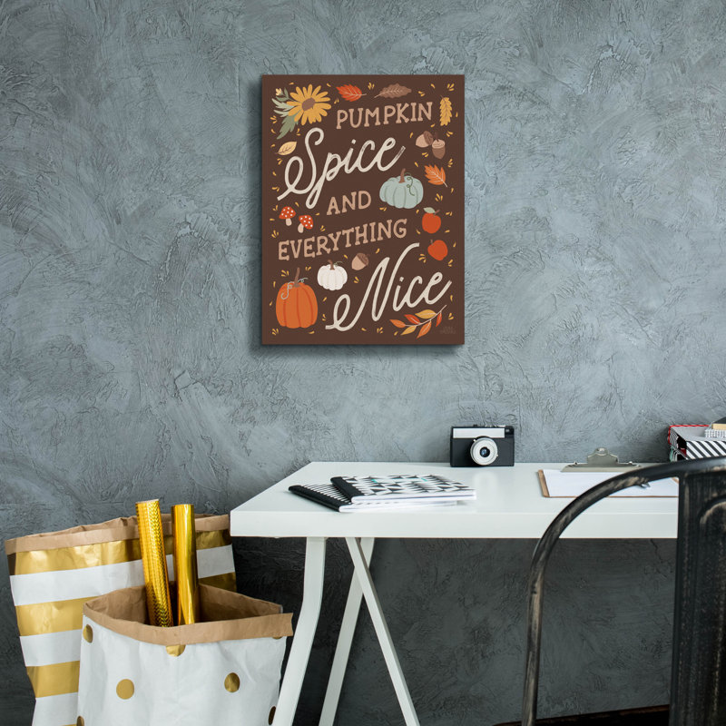 «Harvest Wishes V» par Laura Marshall, art mural sur toile, H 16 po x l 12 po x P 0,75 po