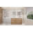 Ferrante 59.05'' Double Bathroom Vanity with Acrylic Top-2064000245