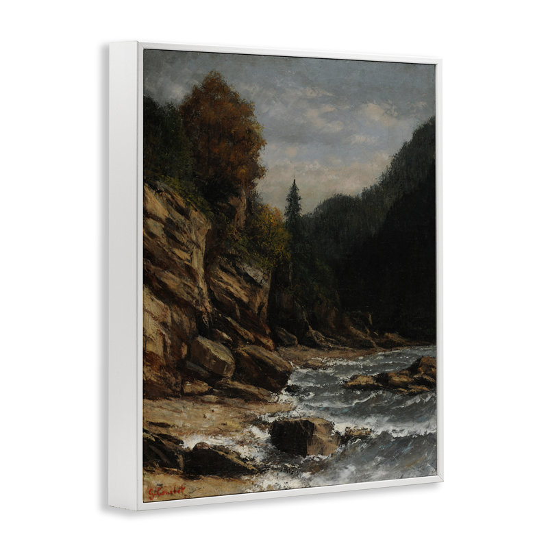 Art numérique, estampe numérique encadrée par one1000paintings, Estampe numérique encadrée blanc bord de mer