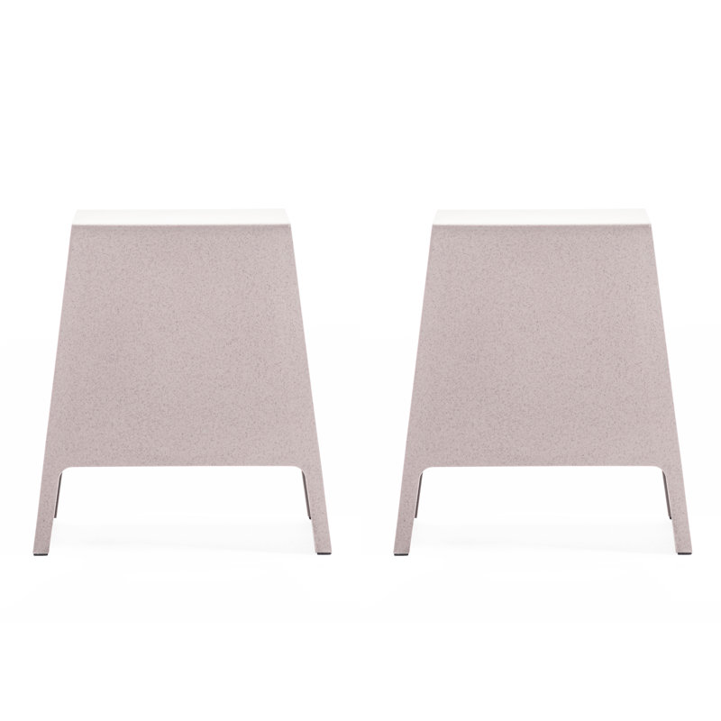 Table de bout TOMO (ensemble de 2), Brun