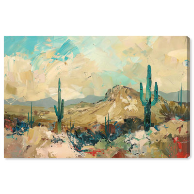 Desert Breeze Canvas Classic Floral Art by Art Remedy