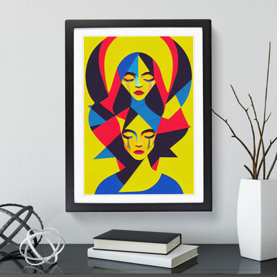 XC1022-390X Abstract Portrait Of A Woman No.3 - Print on Canvas