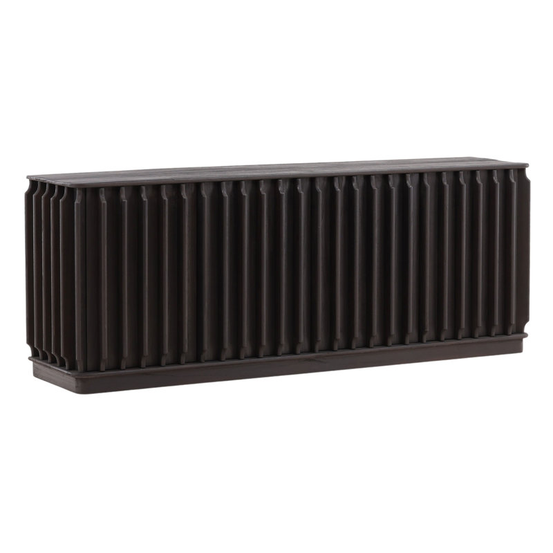Urias 79" Wide Sideboard, Dark Brown