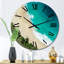 Vue aérienne de la plage tropicale VI - horloge murale nautique et côtière-396676712