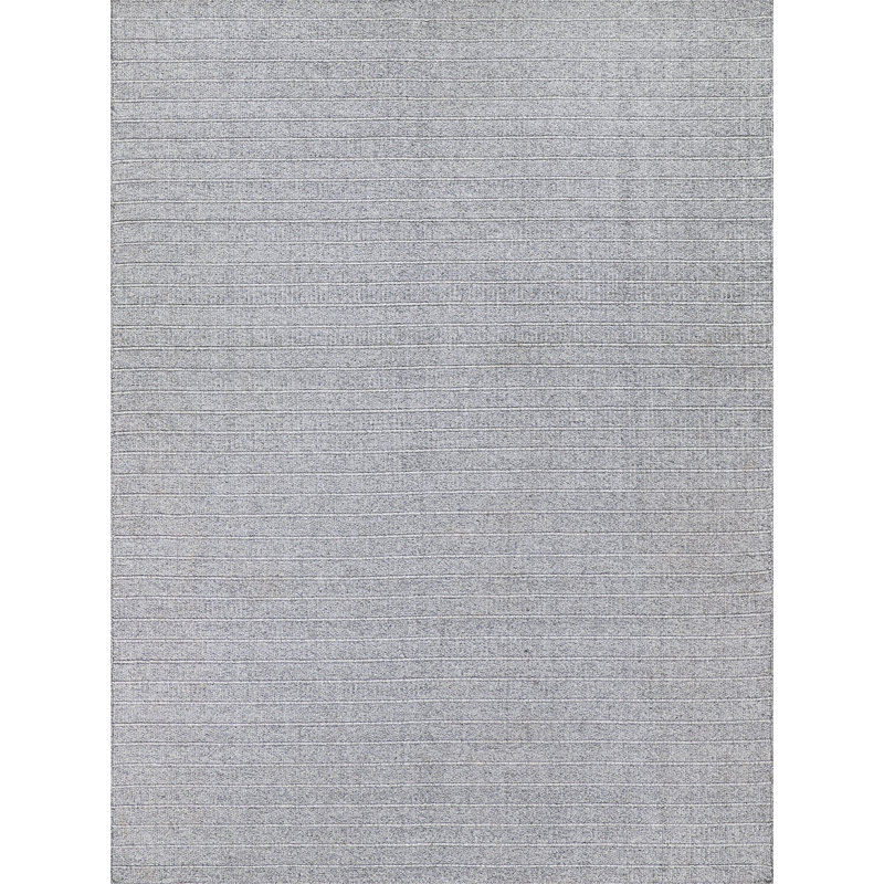 Nova Striped Area Rug in Gray, Rectangle 10' x 14'