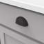 Williamsburg Collection Cup Pull - 3" Centre to Centre Cabinet Pull Oil-Rubbed Bronze Highlighted - Farmhouse Hardware for Drawers & Cabinets-88471957