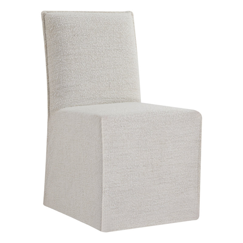 Jaffson Slipcover Upholstered Dining Chair, Pearl